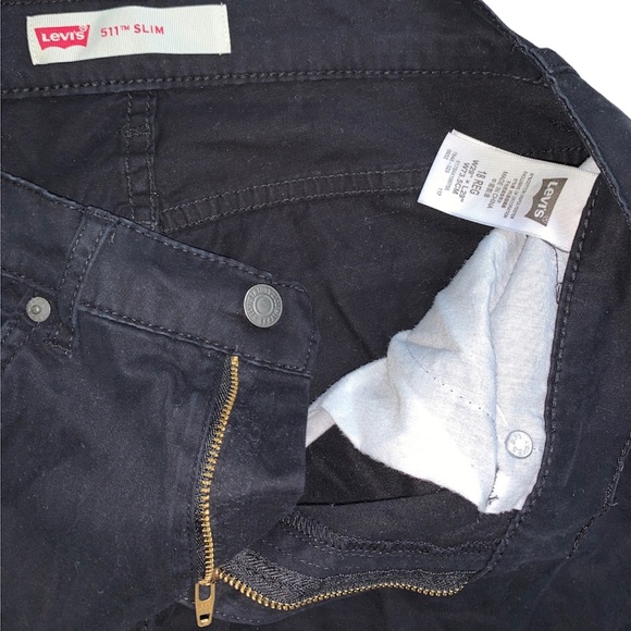 Levi’s Black 511 Slim Jeans 18 Reg - Picture 5 of 7